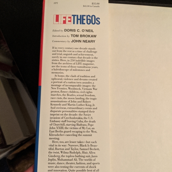๐ 1989 "LIFE, The 60's" Hardback Book - Picture 3 of 13
